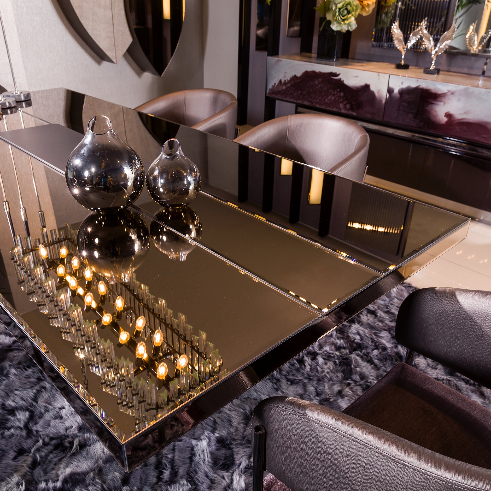 Ferhat Berbercan Mobilya | Troy Yemek Masası - Otomatik Mekanizmalı